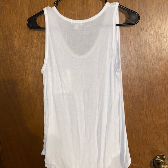 white see through tank with pocket - Picture 2 of 3